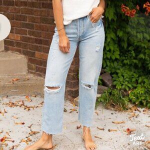 Boyish The TOMMY Womens Rigid Jeans Sz 26 Highrise Straight in SLIDING DOORS